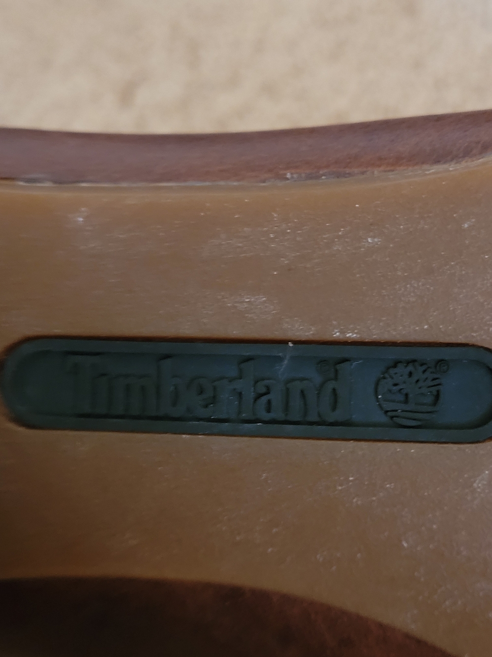 Timberland Women's Brown Leather Lace-Up Heeled Ankle Boots Size 10 - Picture 9 of 10
